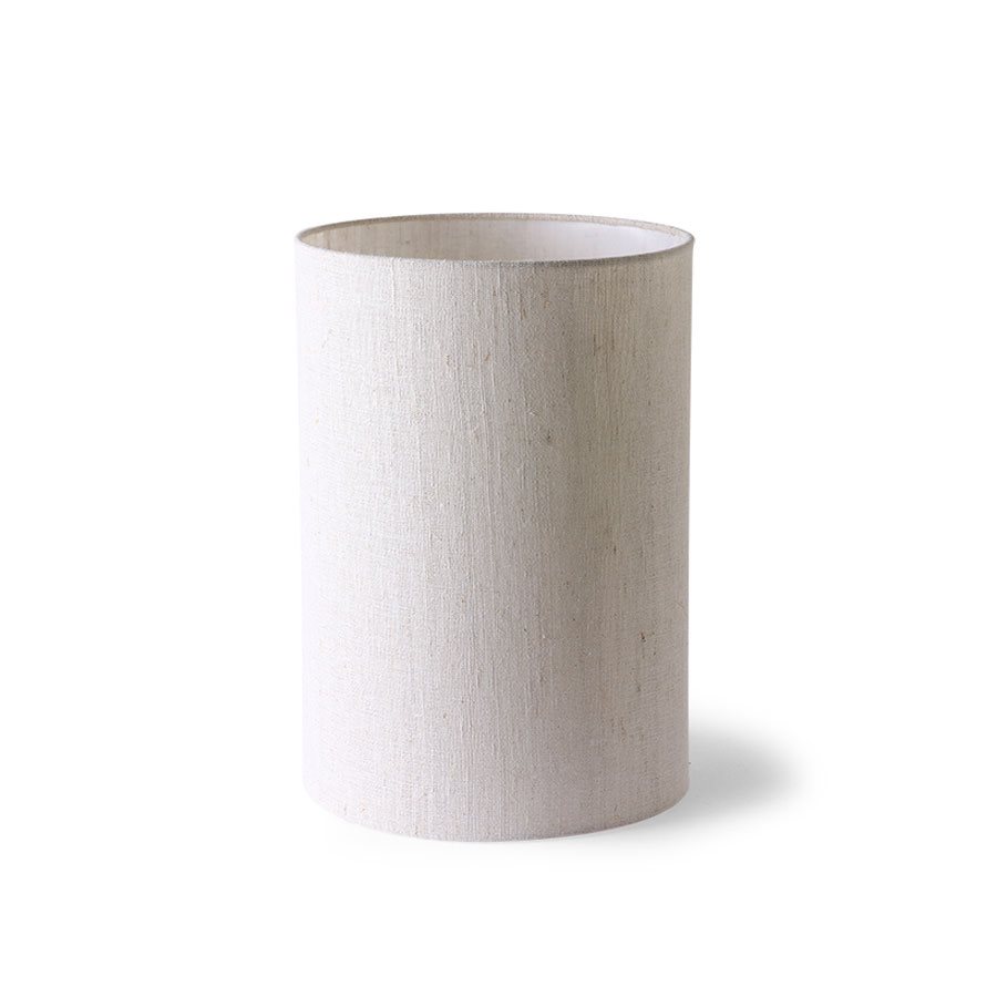 natural linen drum shade