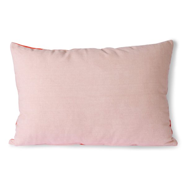 Striped velvet Cushion Red - Afbeelding 2